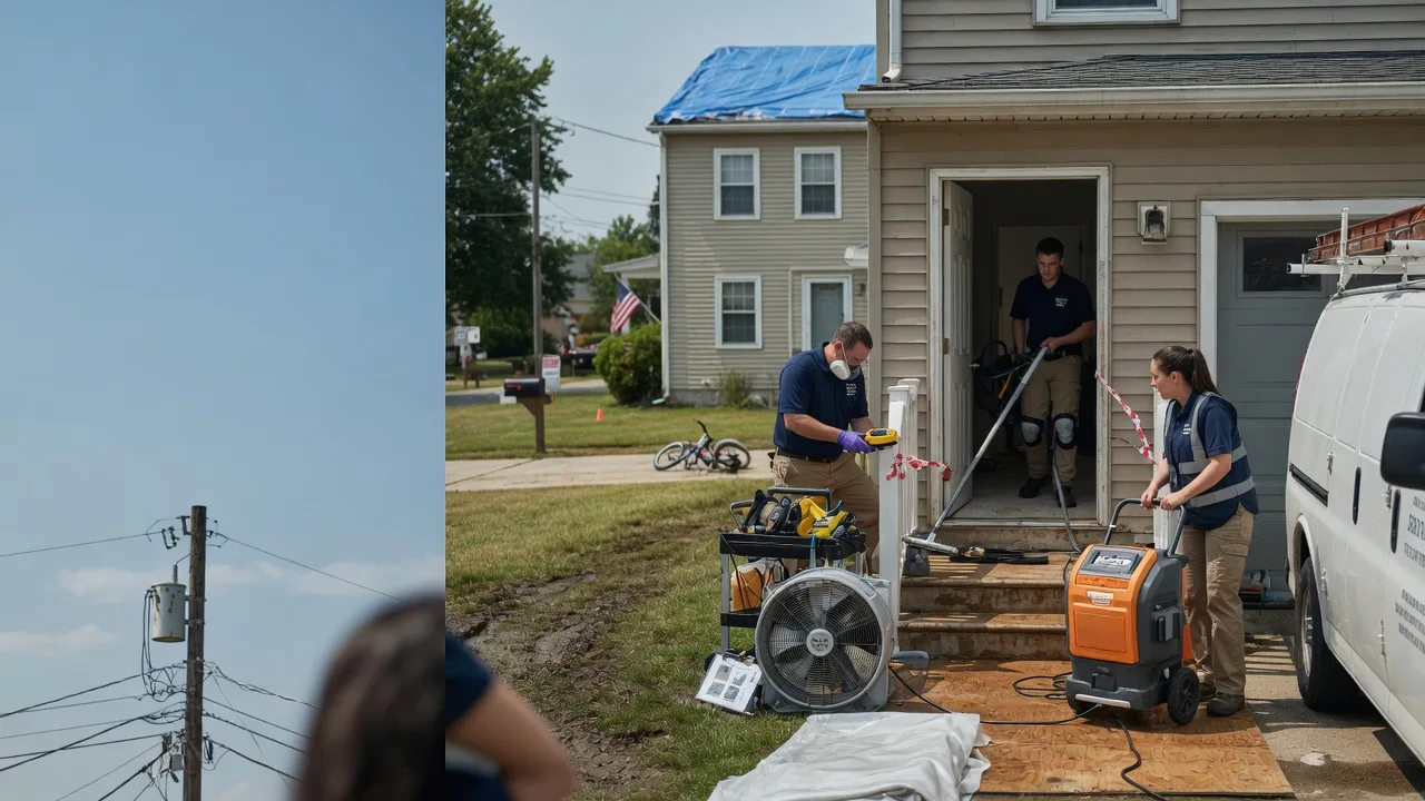 Water Damage Repair in Collins, WI near me